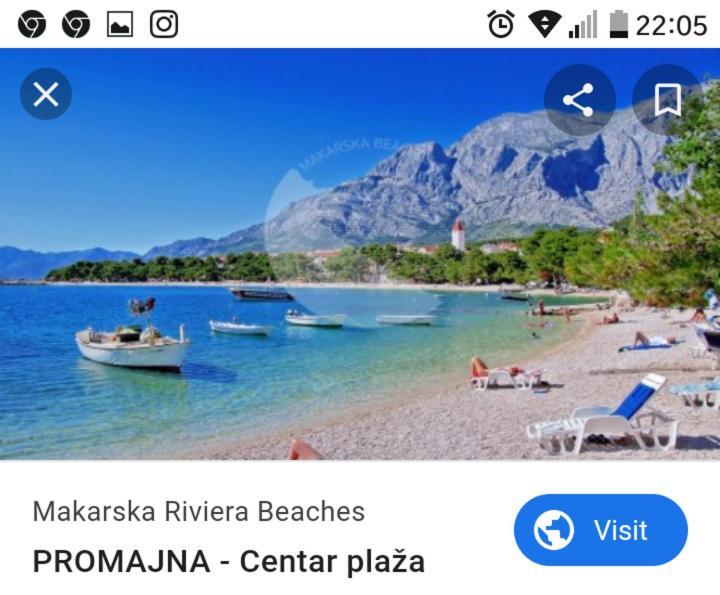 Top Studio 9 Makarska Rivijera 프로마이나 외부 사진
